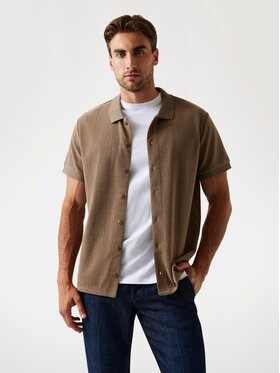 Guess Guess Sweter 176805 Brązowy Classic Fit