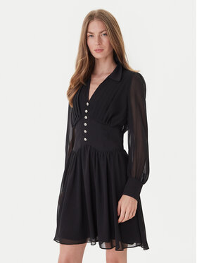 Morgan Morgan Rochie de zi 251-ROPLIS Negru Loose Fit