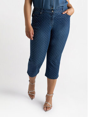 Fiorella Rubino Fiorella Rubino Jeansy P591T004866N024 Niebieski Cropp Fit