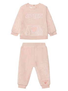Guess Guess Φόρμα A6BG14 W4050 Ανοιχτό ροζ Regular Fit