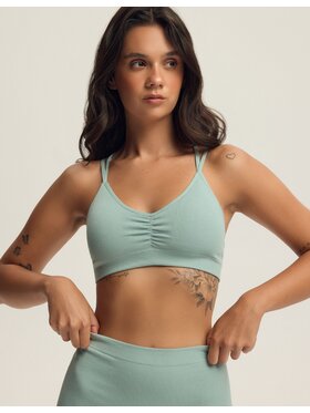 Esotiq Esotiq Biustonosz sportowy 43789 Zielony