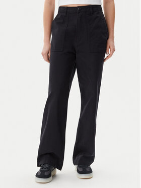 Vans Vans Παντελόνι υφασμάτινο Union VN000HGJ Μαύρο Wide Leg