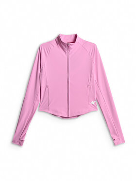 4F 4F Bluza techniczna TRAINING Różowy jasny Slim Fit