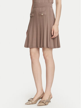 Guess Guess Φούστα mini 183312 Μπεζ Classic Fit