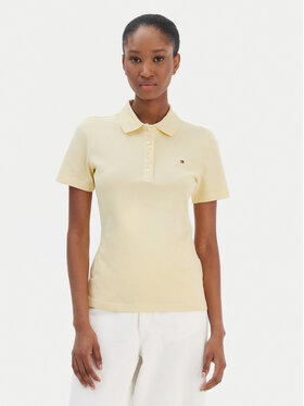 Tommy Hilfiger Tommy Hilfiger Polo 1985 WW0WW43225 Κίτρινο Slim Fit