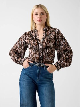 Guess Guess Top 170535 Kolorowy Classic Fit
