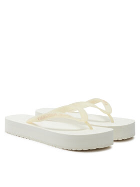 Calvin Klein Jeans Japanke Beach Sandal Flatform YW0YW01620 Écru