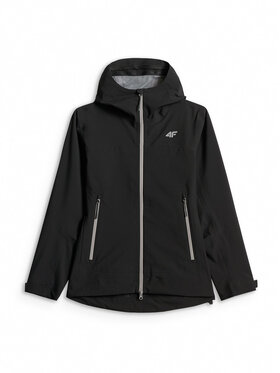 4F 4F Kurtka outdoor TREKKING Czarny Regular Fit