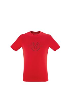 Millet Millet T-Shirt Ubic Light Ts Ss M Czerwony Active Fit