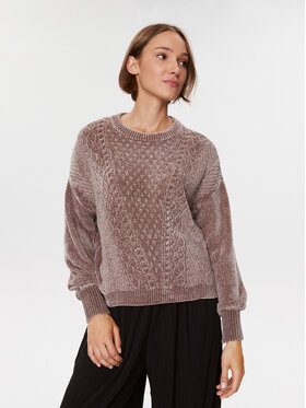 Guess Guess Sweter W3BR65 Z3BB0 Beżowy Regular Fit