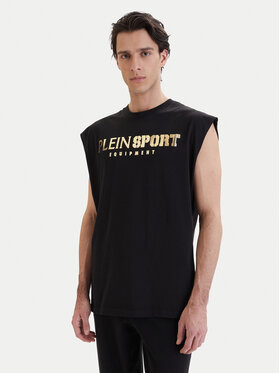Plein Sport Plein Sport Tank top PAEC MTK8319 STE001N Negru Regular Fit