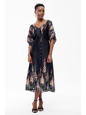 blue shadow blue shadow Sukienka codzienna Gabi Czarny Regular Fit