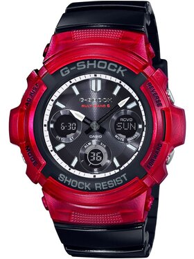 Casio Casio Zegarek AWG-M100SRB-4AER Czarny