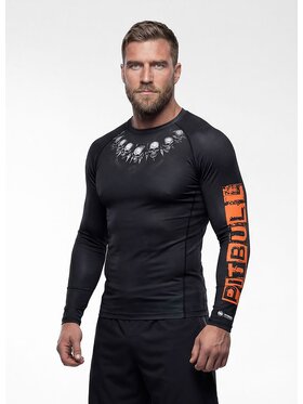 PITBULL PITBULL Koszulka techniczna BLACKY Czarny Regular Fit