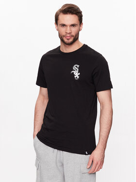 New Era New Era Tricou MLB Drip Logo Chicago 60332185 Negru Regular Fit