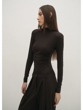 Le Collet Le Collet Body KALEA Brązowy Extra Slim Fit