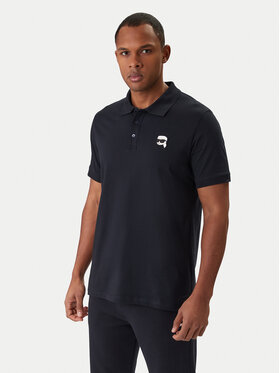 KARL LAGERFELD KARL LAGERFELD Polo 745710 561224 Granatowy Regular Fit