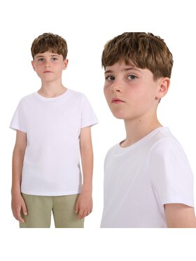 4F 4F T-shirt 4FJWMM00TTSHM2330-10S Bianco Regular Fit