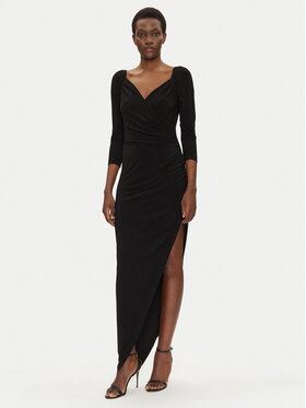 NORMA KAMALI NORMA KAMALI Cocktail obleka KK4243PLG98001 Črna Regular Fit
