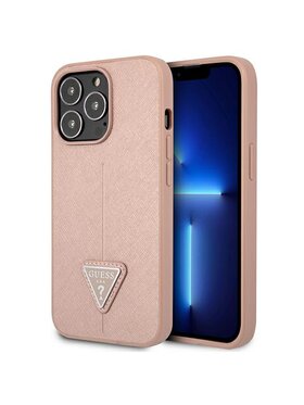 Guess Guess Etui na telefon iPhone 13 Pro Różowy