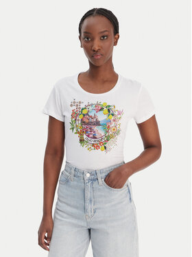 Liu Jo Liu Jo Tricou WA6476 JS923 Alb Regular Fit
