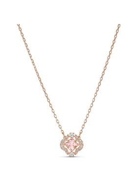 Swarovski Swarovski Naszyjnik Sparkling Dance 5514488 Różowe złoto