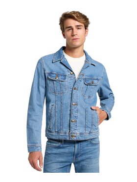 Lee Lee Kurtka jeansowa 112363663 Niebieski Regular Fit
