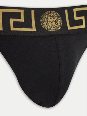 Versace Slipi Jock Strap AUU01017 1A10011 Črna