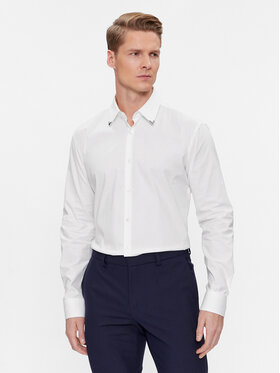 Hugo Hugo Košile Ermo 50508633 Bílá Slim Fit