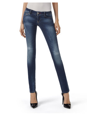 PHILIPP PLEIN PHILIPP PLEIN Džínsy 30794 Modrá Slim Fit