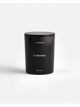 La Mania La Mania Świeca L'admirable Noir Czarny