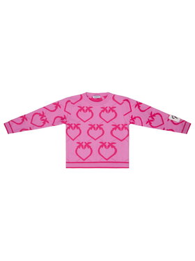 Pinko Pinko Sweter F3PIBGJP142 Różowy Regular Fit