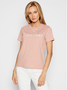 Calvin Klein Calvin Klein Tričko Core Logo K20K202142 Ružová Regular Fit