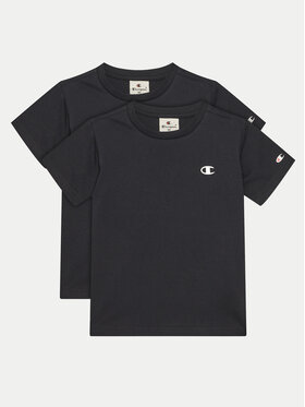Champion Champion Набір з 2 футболок 306581 Чорний Regular Fit