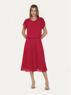 KMX KMX Sukienka letnia 921910008 Czerwony Flare Fit