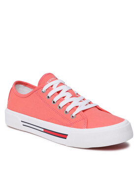Tommy Jeans Tommy Jeans Scarpe sportive Tjw Low Cut Canvas EN0EN02359 Corallo