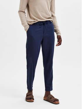 Selected Homme Selected Homme Chinos 16087636 Dunkelblau Slim Tapered Fit