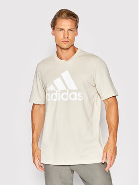 adidas adidas T-Shirt Essentials Big Logo HL2252 Μπεζ Regular Fit