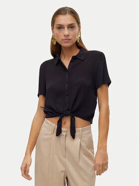 Vero Moda Vero Moda Košeľa Menny 10303694 Čierna Relaxed Fit