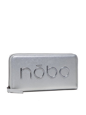 Nobo Nobo Голям дамски портфейл NPUR-K0080-C022 Сребрист