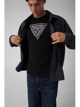 Guess Guess T-Shirt 183983 Czarny Classic Fit
