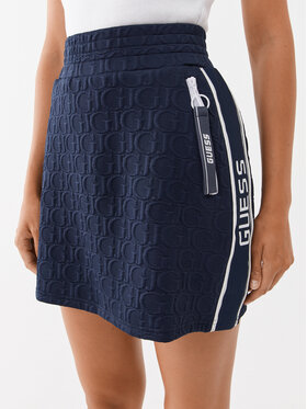 Guess Guess Mini suknja Darla V3YD06 KBSL0 Tamnoplava Regular Fit