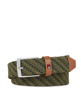 Tommy Hilfiger Tommy Hilfiger Pasek Męski Adan 3.5 Elastic AM0AM11459 Zielony