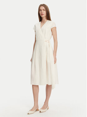 TWINSET TWINSET Letné šaty 251TT2072 Écru Loose Fit