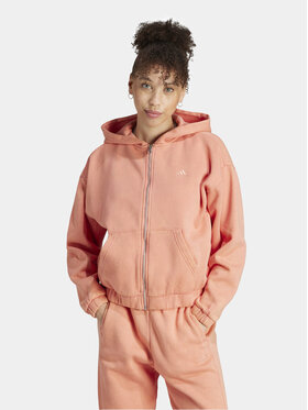adidas adidas Pulóver ALL SZN Fleece Washed IK4259 Narancssárga Loose Fit