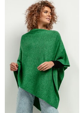Tessita Tessita Ponczo T419/9/OneSize Zielony Loose Fit