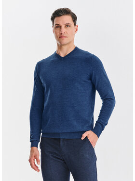 Pako Lorente Pako Lorente Sweter P25WP-2X-018 Granatowy Classic Fit
