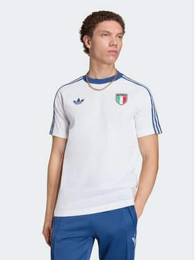 adidas adidas Koszulka techniczna 161929 Biały Slim Fit