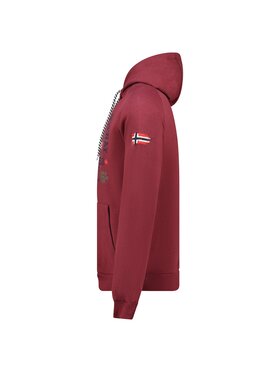 Geographical Norway Geographical Norway Bluza WZ3006H/GN-Burgundy Bordowy Regular Fit