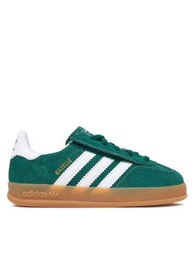 adidas adidas Sneakersy Gazelle Indoor Comfort Closure Elastic Lace IH9130 Zielony